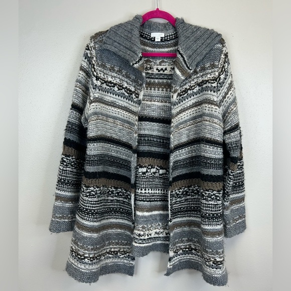 J. Jill Multicolor Patterned Cardigan - Picture 3 of 13